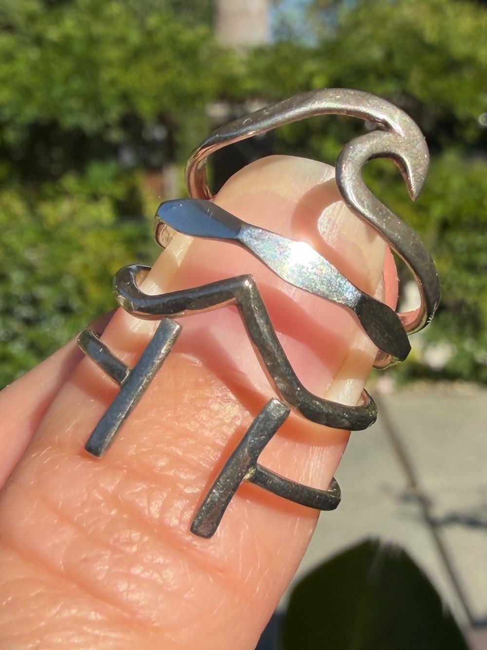 Sterling silver ring bundle